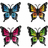 Shein pcpcs Metal Butterfly Wall Fence Art Decoration Suitable