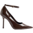 River Island Ankle Strap Heeled Court Shoes - Brown