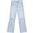 Stradivarius D92 Straight Wide Leg Jeans - Medium Light Blue Denim