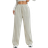 Shein Fall Pebble Detail Straight-Leg Sweatpants - Women's