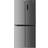Indesit Total No Frost INGF 6421 XP4UK Fridge-Freezer Freestanding 421 L E Silver, Stainless Steel