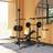 Sportnow Adjustable Weight Bench with Bench Press Rack