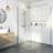 Diamond Wet Room Shower Screens 8mm Chrome