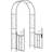 OutSunny Metal Garden Arch with Double Gate 125L x 38W x 227H cm Black