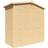 Dancover Redskabsskur Haveskur i Træ 2,07x2,02x2,08m Natur