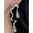 Shein 1pair European And American Exaggerated Asymmetric Irregular Music Note Earrings