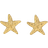 Shein pair Fashionable Elegant Delicate Starfish Stud Earrings