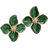 Shein Fashion Zinc Alloy Flower Stud Earrings For Women For Daily Decoration
