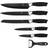 Scandinavian Collection 6-pak Kokkekniv, Forskærerkniv, Skrællekniv, Universalkniv, Grøntsagskniv, Brødkniv