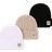 Shein pcs Pack Baby Stroller Logo Knitted Beanies Winter Warm