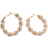 Shein 2023 New Arrival High-end Luxury Faux Pearl Hoop Earrings With Unique Design and of Style For Women