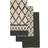 Dunelm Pack of 3 Global IKAT Tea Kitchen Towel Grey (70x50cm)