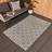 OHS Outdoor Geo White, Grey 80x150cm