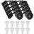 LEDlife 10 Stk Indbygningsspot Inno88 Udendørs Inkl 4,5W GU10 Sort IP44 Spotlight 10stk