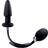 NMC Strafe Inflatable Anal Plug with Pump Black