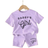 Shein Daddys Girl Baby Girl Casual Simple English Print Short Sleeve TShirt And Shorts Set Suitable For Summer