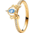 Pandora Disney Cinderellas Kutsche Ring aus Sterling Silber mit vergoldeter Metalllegierung, Cubic Zirkoniastein, Größe: 56, 162957C01-56