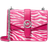 Michael Kors Zebra Print Calf Hair Crossbody Bag - Pink