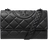 Tory Burch Fleming Matte Leather Convertible Shoulder Bag - Black