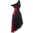 Shein Damen Vintage rotes florales Strickkleid, Damen schwarzes langes Kleid, Abendkleid, Halloween Kleid, Partykleid