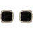 Shein Pair Fashionable Minimalist Square Geometric Earrings With Rhinestone
