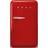 Smeg FAB10HRRD6 50's Style Kühlschrank mit Türanschlag Rechts D 970 mm hoch Rot 135 l Rot