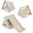 Costway 4 in 1 Climbing Triangle with Slide