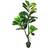 Leaf Large Fiddle Fig Tree Ficus 120 cm 4 ft Artificial Plant