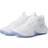 Under Armour Lockdown 7 Unisex Basketball Shoes - White/Metallic Silver