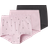 Name It Underbukser Med Hjerter - Lys Pink/Sort