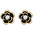 Shein pair Vintage French Minimalist Camellia Flower Earrings Suitable For Any Occasion