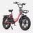 Engwe Front Suspension Step-Thru E-bike - Flamingo Pink Unisex