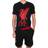 Liverpool FC Mens Pyjamas Short Loungewear - Black