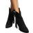 Shein Women's Fashion Fringe Decor Slip-On Boots - Solid Color
