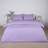 Brentfords Microfibre Duvet Cover Purple (230x220cm)