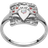 Maanesten Flora Ring - Silver/Opal/Transparent/Orange
