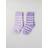 Polarn O. Pyret Two Pack Striped Kids Socks - Purple