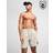 Fred Perry Badge Swim Shorts - Beige