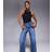 River Island Petite Relaxed Straight Jeans - Blue
