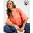 adidas Trefoil Essentials Boyfriend T-Shirt - Orange
