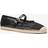 Michael Kors Lynn Ballet Espadrilles Med Flettede Cord - Black