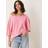 ASOS DESIGN Slouchy Off Shoulder Oversized Tee - Washed Pink