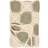 Ib Laursen Virkad Pläd Creme/Grön Filt Grön, Beige (170x130cm)