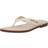 Michael Kors Koko Leather Flip Flop - Natural