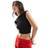Stradivarius Mini Sleeve Top - Black