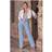 PrettyLittleThing Petite Long Leg Straight Jeans - Light Blue