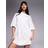 The North Face Women's S/S Essential Tee Dress - White/Black