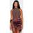 PrettyLittleThing Woven High Neck Satin Drape Mini Dress - Chocolate