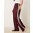 adidas Firebird Loose Track Pants - Burgundy