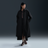 Nike Sportswear Kollektionen Twill Trenchcoat Med Løstsiddende Pasform - Sort